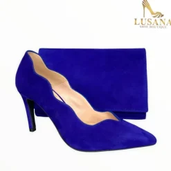 Marian Electric Blue Court Shoe